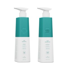 Nishlady Curl Manifesto Shampoo & Conditioner SET for Curl Hair | Protects Hair Structure | Anti-Freezer & Curl Control | Sulfate Free Shampoo