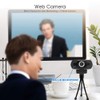 HD Webcam with Microphone, HD 1080P 2MP USB Webcam Desktop