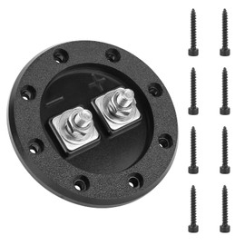 Speaker Box Terminal Fits For S/M/D Sub Box Terminals Subwoofer Terminal Cup Compatible With S/M/D Heavy Duty Speaker Car Audio, 1 Channel Subwoofer Box Wire Connector