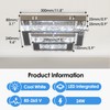 Finktonglan LED Crystal Ceiling Light Modern Flush Mount Rectangular Lamp