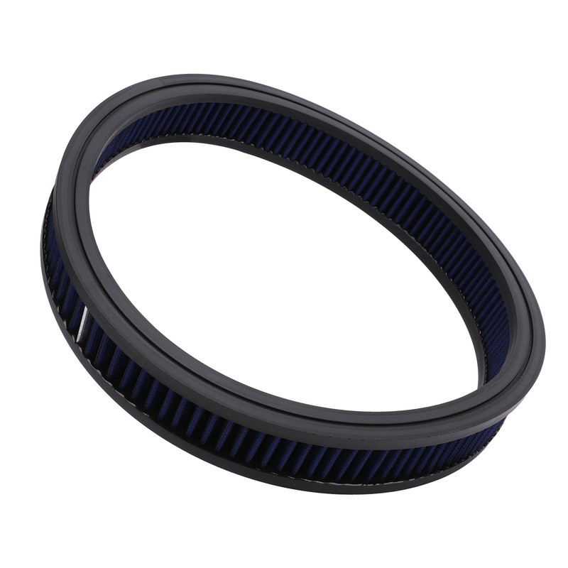 High Flow Round Air Filter Element Washable Reusable Air Cleaner