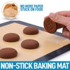 Silicone Baking Mat, 16.5" x 11.6" Silicone Cookie Sheets for
