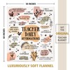 Encoink Teacher Gifts for Women - Teacher Blanket with Daily
