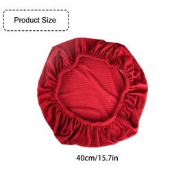 Tabanzhe Office Chair Cover-Stretch Elastic Thicken Seat Cover Slipcover,Anti-Dust Waterproofing Cushion Covers,Protector Removable for Desk Chair Seat Computer Chairs(Red)