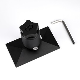 ELEGOO Build Plate for Mars 4 DLP 3D Printer, Replacement Build Platform with Sandblasted Surface and Non-Slip Hexagon Socket Screws, Compatible with Mars 4 DLP, 140 * 84mm