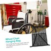 Healeved Oxygen Cylinder Holder Bag for Wheelchair Adjustable Straps Mesh