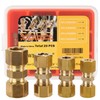 LTWFITTING Assortment Kit Tube OD 1/4" 5/16" 3/8" 1/2" LF