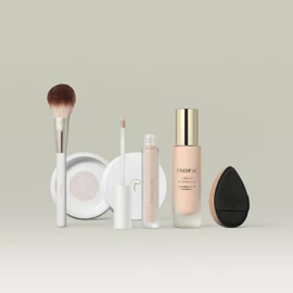 Tropic Skincare The Radiant Complexion Kit, Shade 8 (Medium-deep with warm undertones) / Refill (save £34.80)