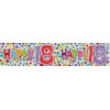Age 18 Party Banner Happpy 18th Birthday Decoration Giant Extra