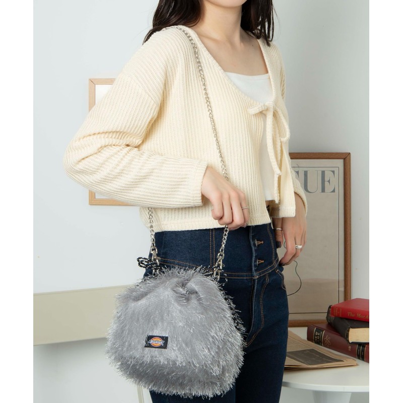 Wigo Dickies Fringe Drawstring Shoulder, white (off-white)