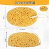 Flintronic Pack of 2 Bath Sponge, Large Natural Sponge for