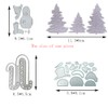27pcs Christmas Stencils Die Cuts for Card Making Metal Cutting