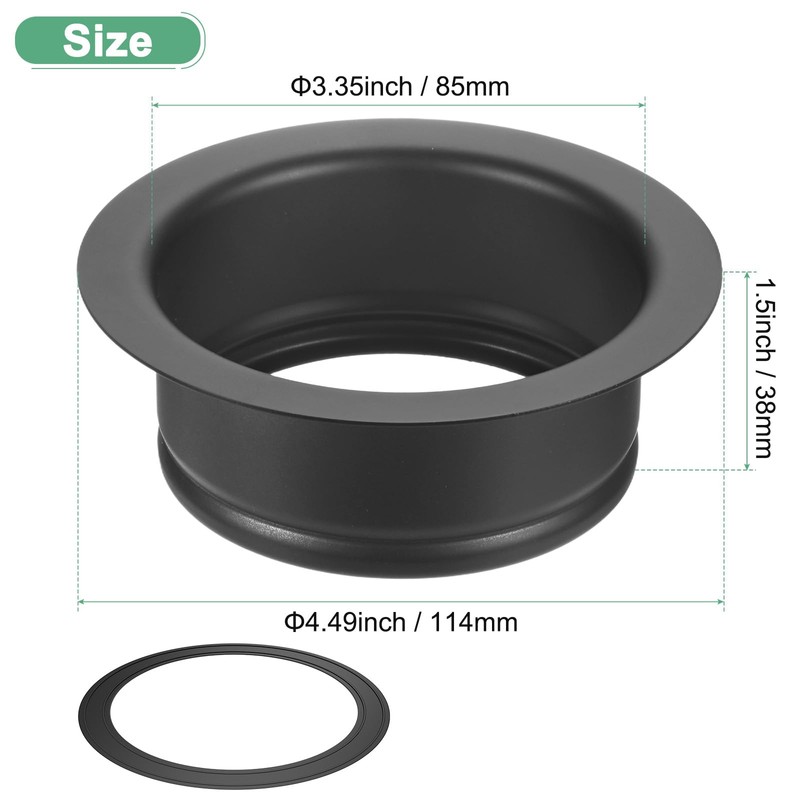 M METERXITY 1-Pack Garbage Disposal Sink Flange, Kitchen Sink Replacement