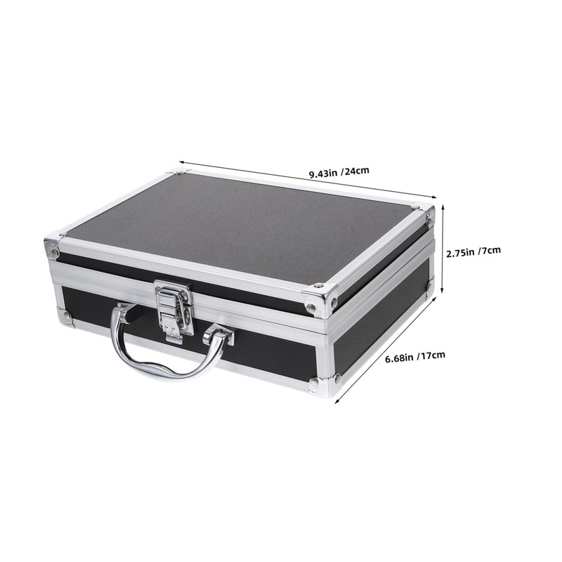 Mikinona Multi Functional Handheld Aluminium Tool Briefcase Durable Storage Box