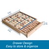 BOHS Wooden Sudoku Board Game with Drawer - with 100