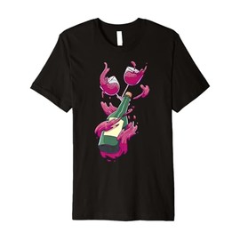 Cartoon Character Holding Colorful Beverages For Kids Premium T-Shirt