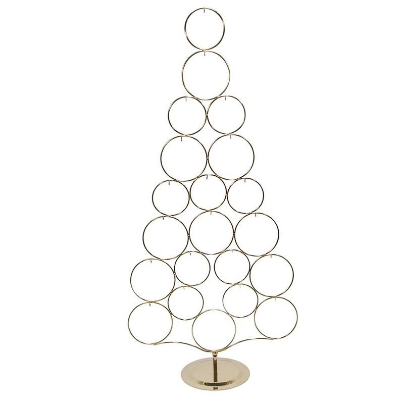 Kurt Adler Gold Metal Tree Rack, 42-Inch