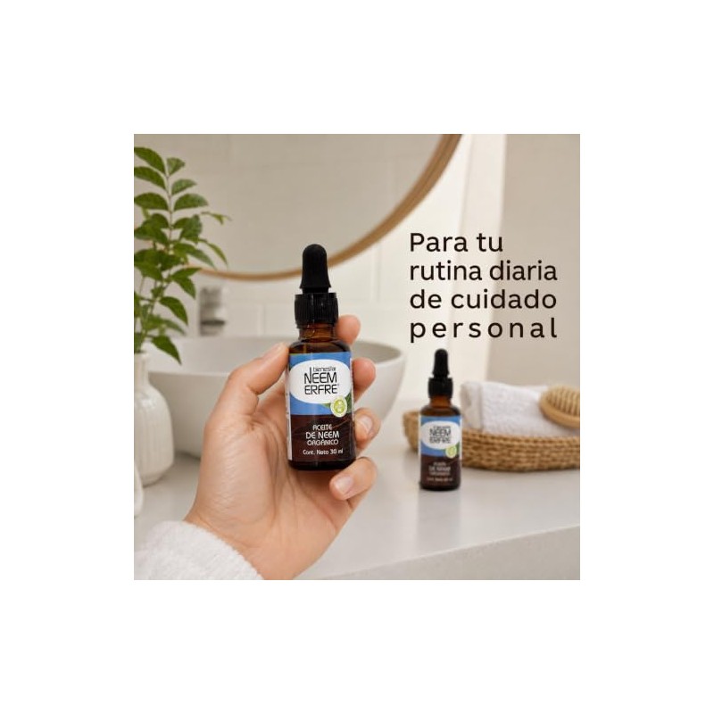 Aceite de NEEM Orgánico 100% puro sin diluir - Azadiractina