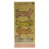 Midori Large Paper Clips, D-Clips, L, Cat Shape, Assorted (43189006)