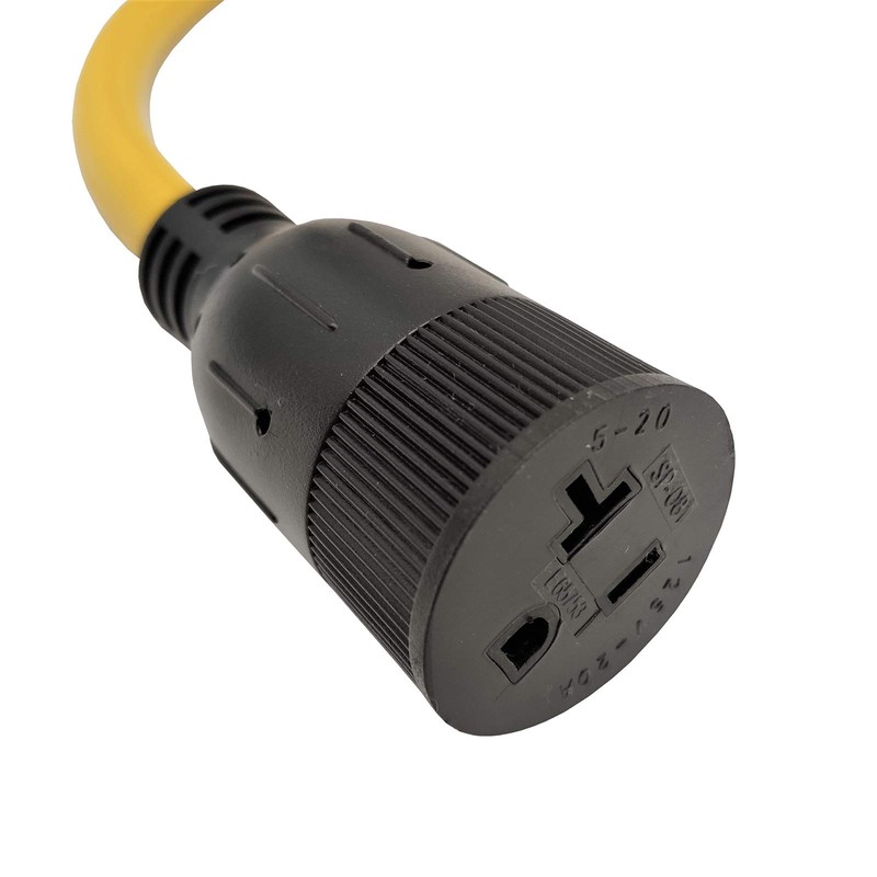 Parkworld NEMA 5-20 Extension Cord 5-20P to 5-20R (T Blade
