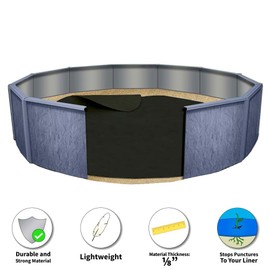 Rhino Pad 18' x 36' ft Oval Pool Liner Pad for Above Ground Swimming Pools | Prevents Punctures | Easy to Install | Made of Strong Eco-Friendly Material | Extends Life of The Liner