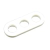 Polyamide Strain Relief 3-Hole 32 x 12 x 2.5 mm