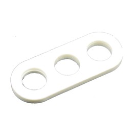 Polyamide Strain Relief 3-Hole 32 x 12 x 2.5 mm Hole Size 6.8 mm Cable Strain Relief Clamp Plastic