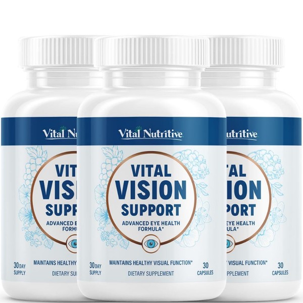 Vital Vision Support – Eye Health Supplement with Vitamin A,