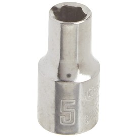 CRAFTSMAN Shallow Socket, Metric, 1/4-Inch Drive, 5mm, 6-Point (CMMT43501)