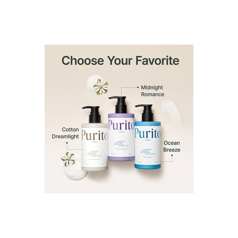 Purito Seoul [Purito Seoul]Luminous Moisture Shea Butter Body Lotion Cotton