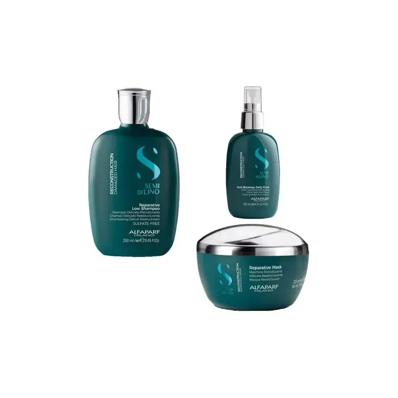 Shampoo Reconstruction Cabello Dañado Semi Di Lino Alfaparf
