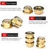 50Pcs Flange Nut Pure Copper Lock AntiSkid AntiLoose Fasteners Set