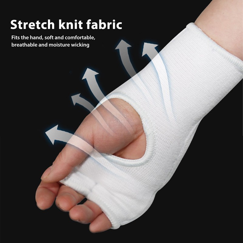 Boxing Gloves Hand Wraps Nylon Gel Anti Slip Half Finger