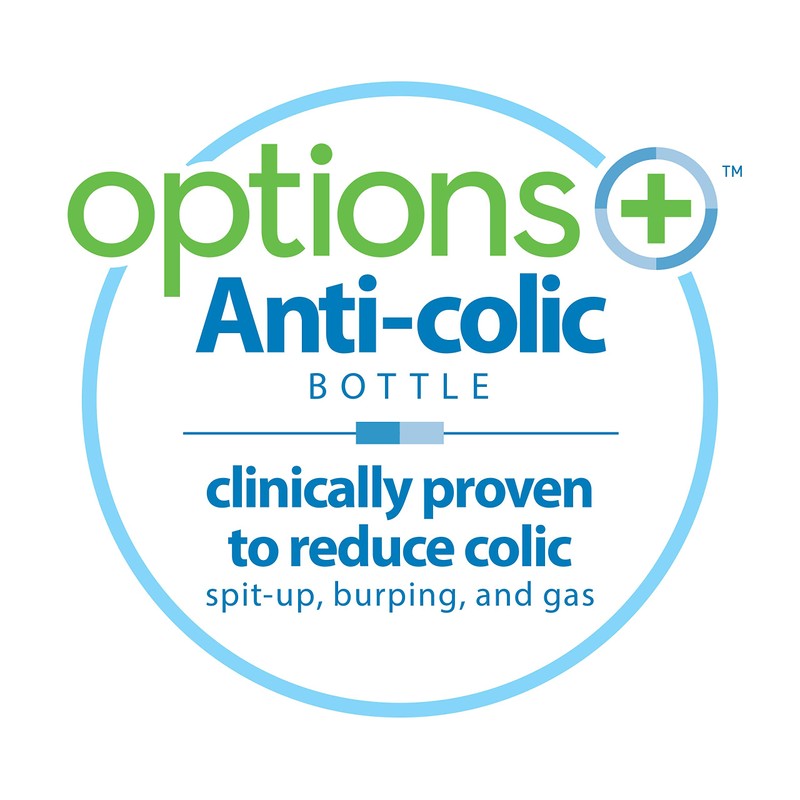 Dr. Brown's Anti-Colic Options+ Narrow Sippy Bottle Starter Kit, 8oz/250mL,