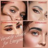Pack of 2 Eyebrow Pencils, Waterproof, 2-in-1 Dual-Ended Microblading Eyebrow
