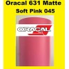 Oracal 631 Soft Matte Pink 045 Vinyl Indoor Removable Stickers