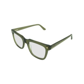 MicroVision Optical Arial Blue Light Readers, Shiny Crystal Green +1.50