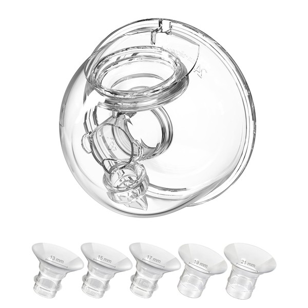 Piezas de repuesto para extractor de leche usable, taza colectora