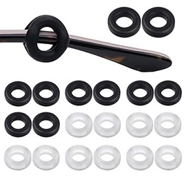 Anti-Slip Round Comfort Eyeglass Retainers- Silicone Eyeglasses Ear Hooks Sleeve Holder-Kids and Adults Sport Eyeglass Strap Holder