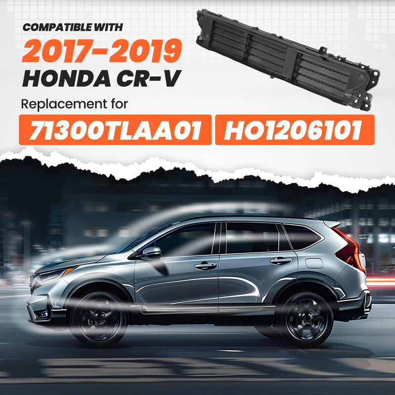 HECASA Lower Active Grille Shutter W/O Motor Compatible with 2017-2020