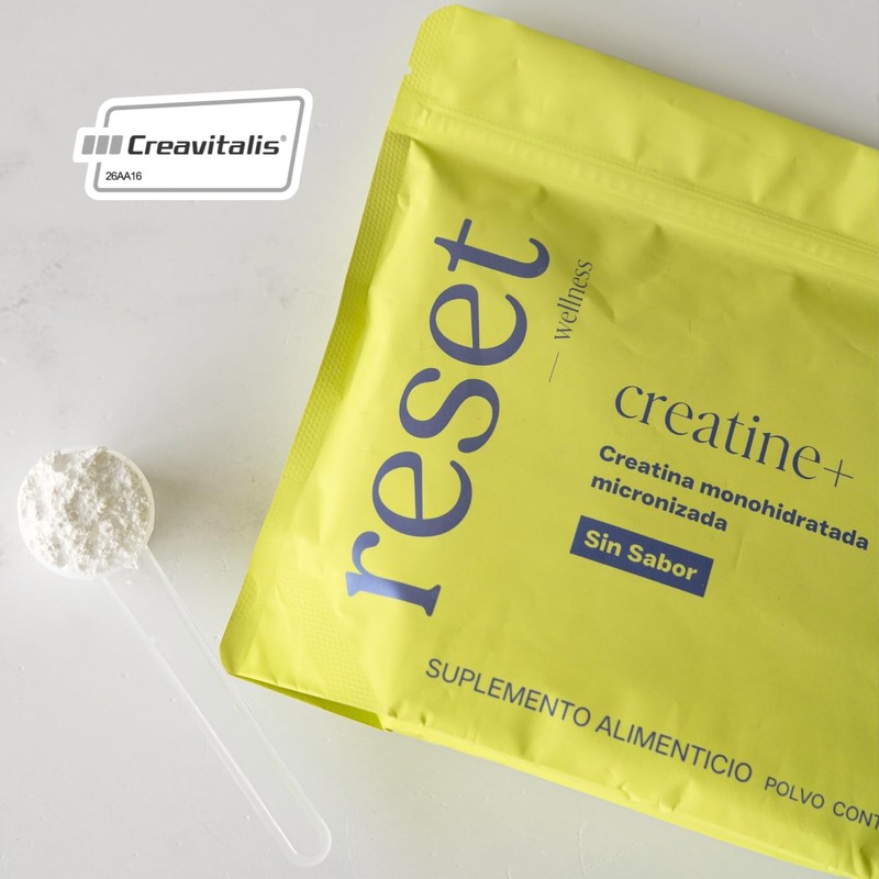 RESET WELLNESS CREATINE+ Sin Sabor 300 G