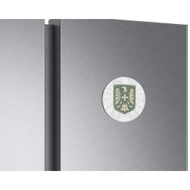 Unbranded Eagle Cross Coat Of Arms Emblem Animal | 4'' X 4'' Round Decorative Magnet