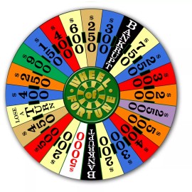 Plastic Waffles DJ Wheel Of Fortune 2 Game Show 7" inch Slipmat Portablism Turntable Slip Mat x1