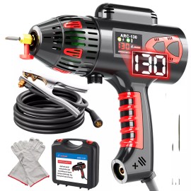 GZ GUOZHI Stick Welder Machine, , 110V 130Amp Portable ARC Handheld Welder W/Kit