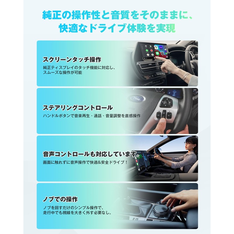 OTTOCAST MINI Slim, Autocast Mini CarPlay & Android Auto Wireless