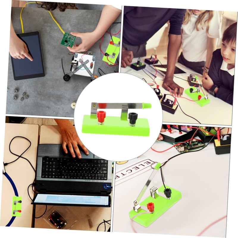 CHILDWEET 5pcs Single Pole Switch Horn Switch Push Button Soldering