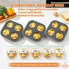Barlket 4-Cup Muffin Pan, Total 12 Cups Muffin Tin Nonstick
