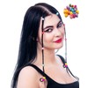 Adjustable Multi Coloured Small Round Claw Clips Beads mini Hair
