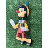 Wooden Pinocchio with Rope 25 cm Handmade in Indonesia