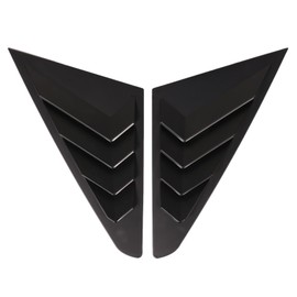 Rear Side Window Louvers, Scoop Louvers Cover Blinds for MG 5 MG5 2021 Car Exterior Accessories, Matte Black Style